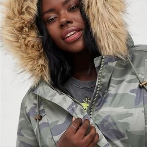 SOLD!!!!!! Torrid NWT Camo Winter Jacket